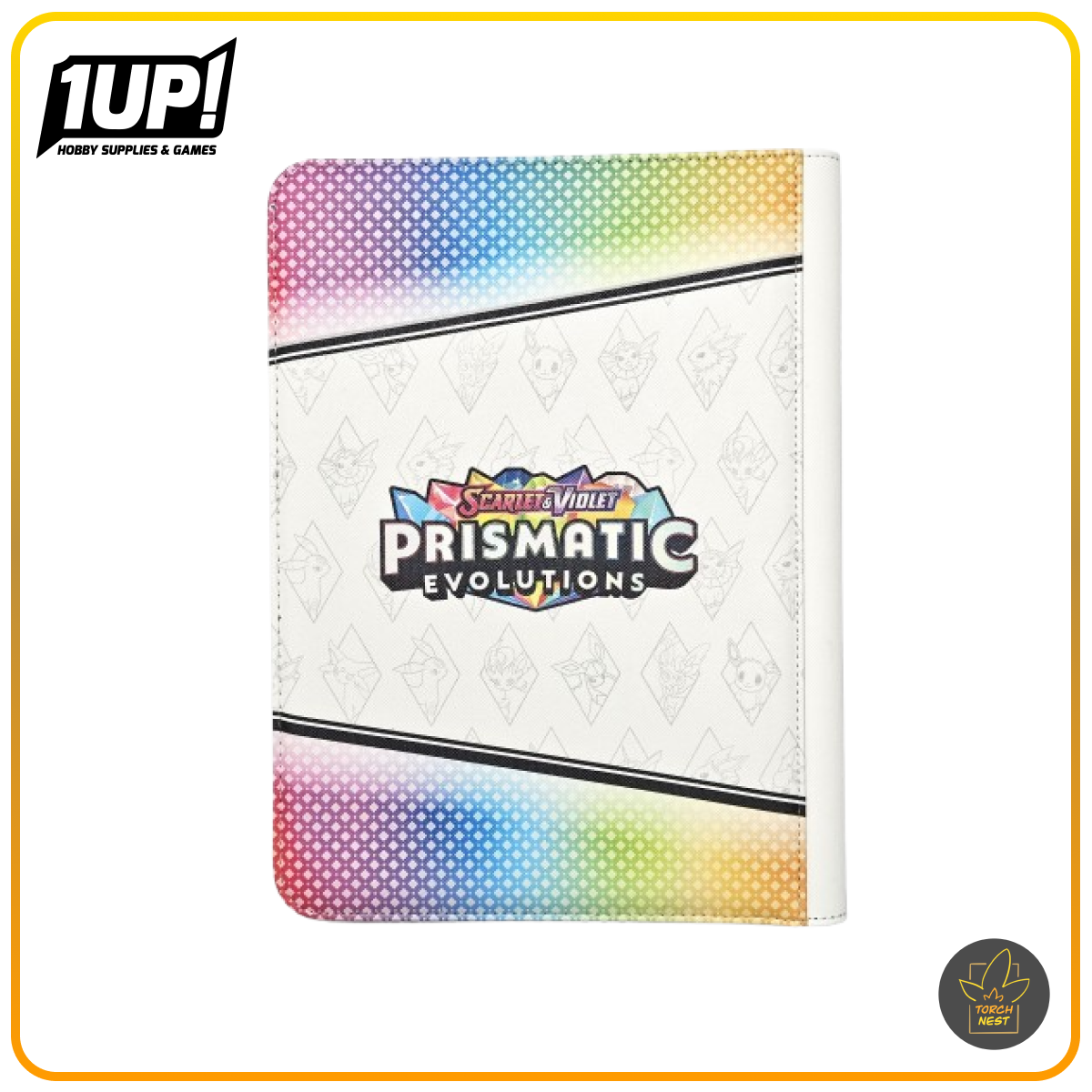 1UP! Prismatic Evolutions 9 Pocket Zipper Binder