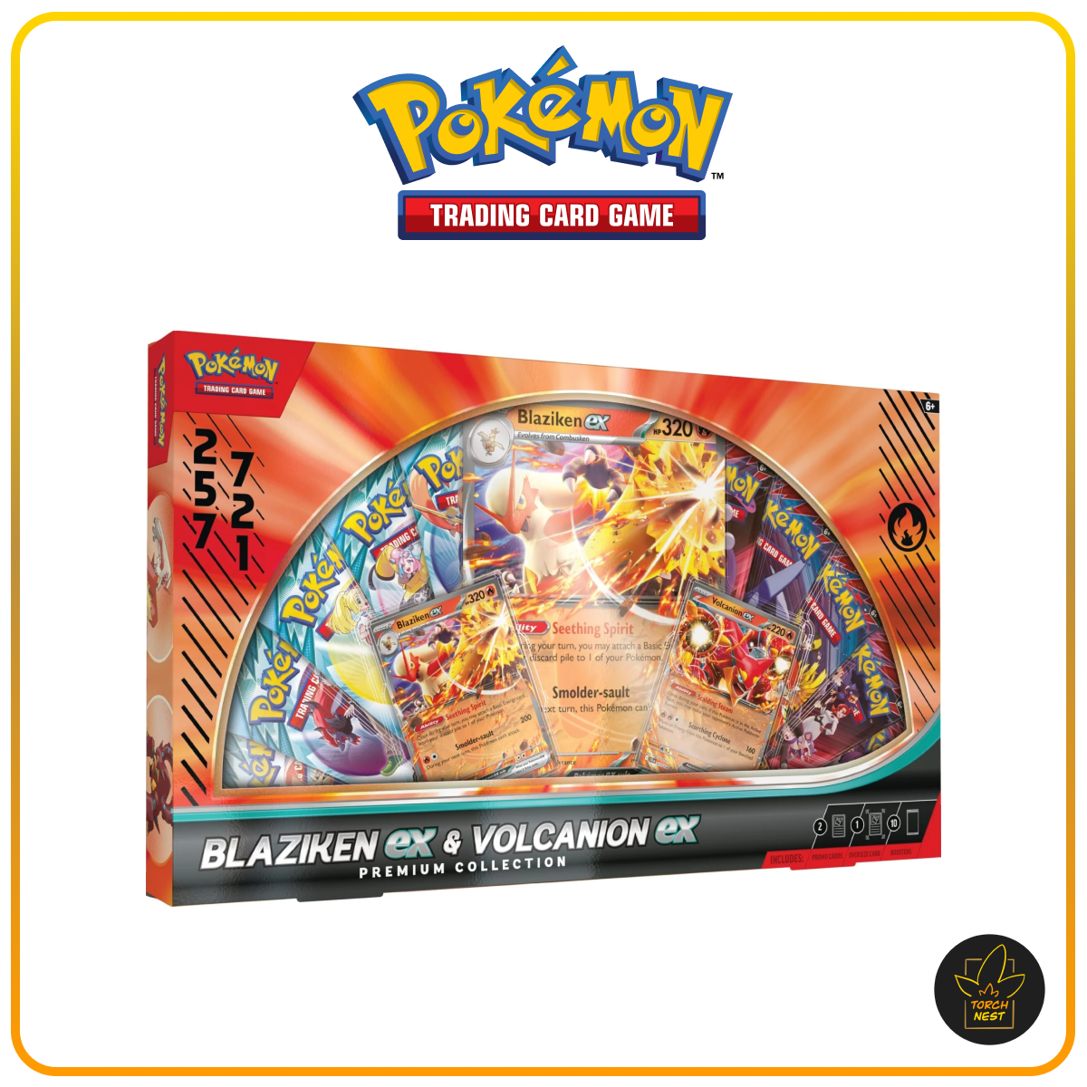 Pokémon TCG: Blaziken ex & Volcanion ex Premium Collection