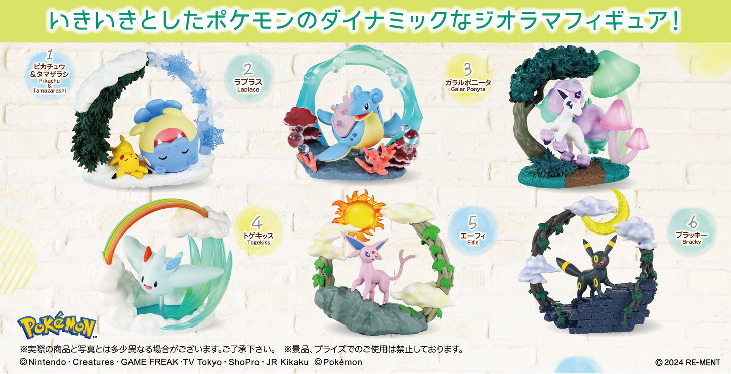 Re-Ment Pokémon Circular Diorama Collection (Blind Box)