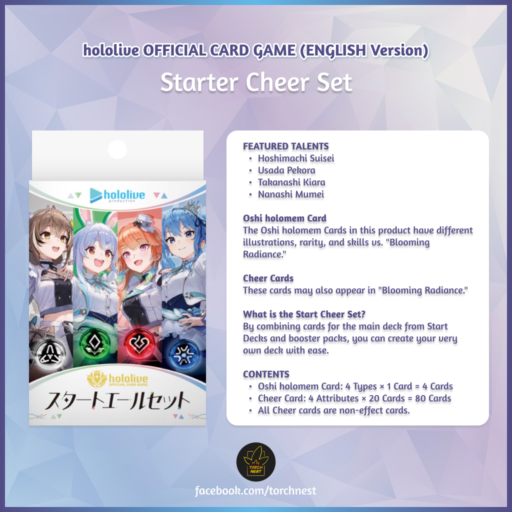 PRE-ORDER] [EN] hololive Official Card Game: Starter Cheer Set