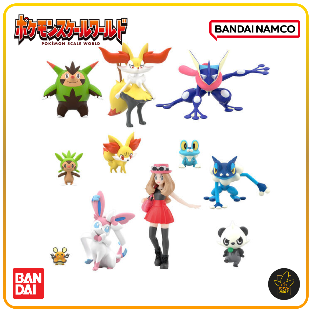 Pokemon Scale World Kalos Region Set – Torch Nest