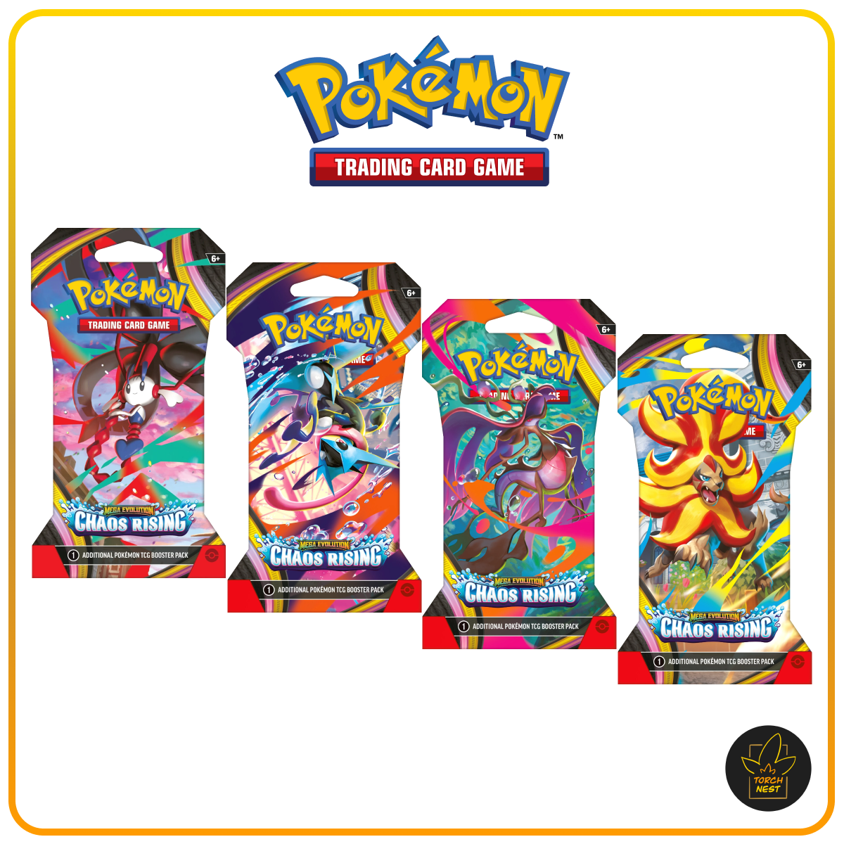 Pokémon TCG: Chaos Rising Sleeved Booster Pack