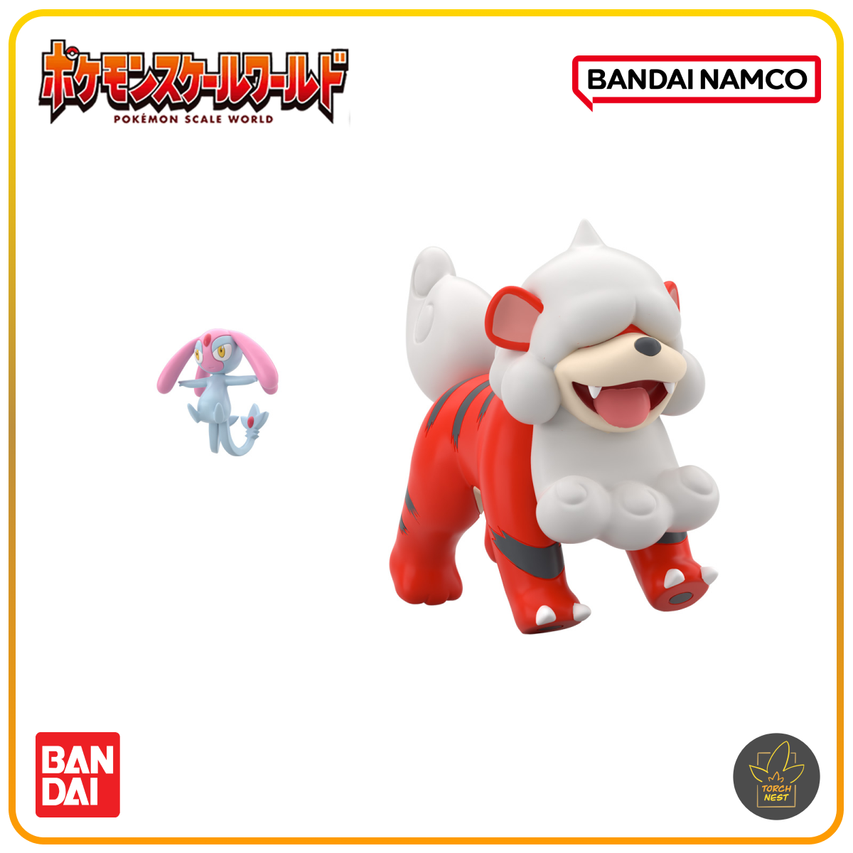 Pokémon Scale World Hisui Region Mesprit & Hisuian Growlithe