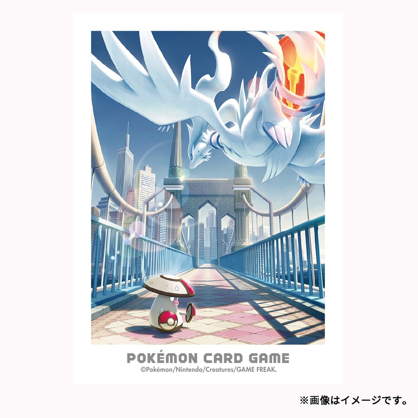Pokemon TCG Card Sleeves - Unova Adventure - Reshiram and Amoonguss