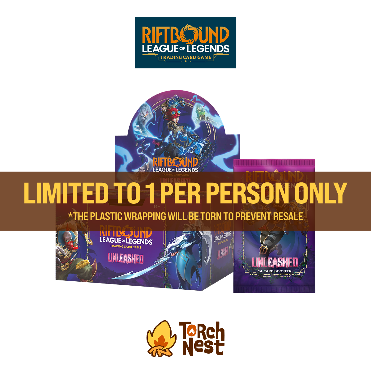 Riftbound: League of Legends TCG Unleashed Booster Box