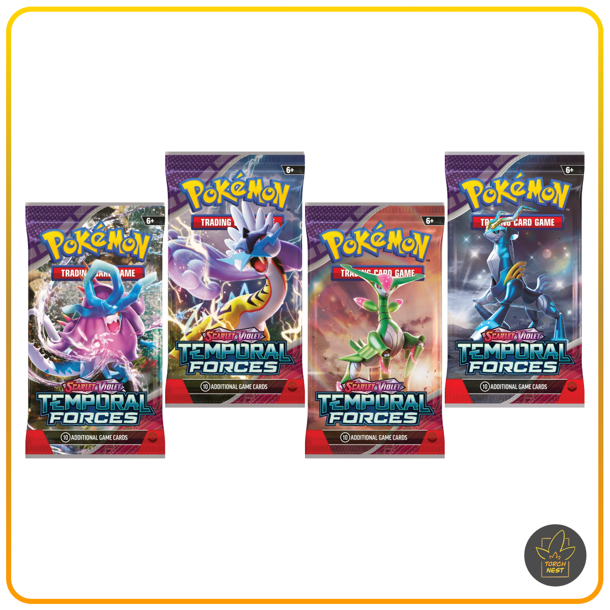 Pokmon TCG: Scarlet & Violet - Temporal Forces Booster Pack Torch Nest Pokmon TCG: Scarlet & Violet - Temporal Forces Booster Pack Torch Nest