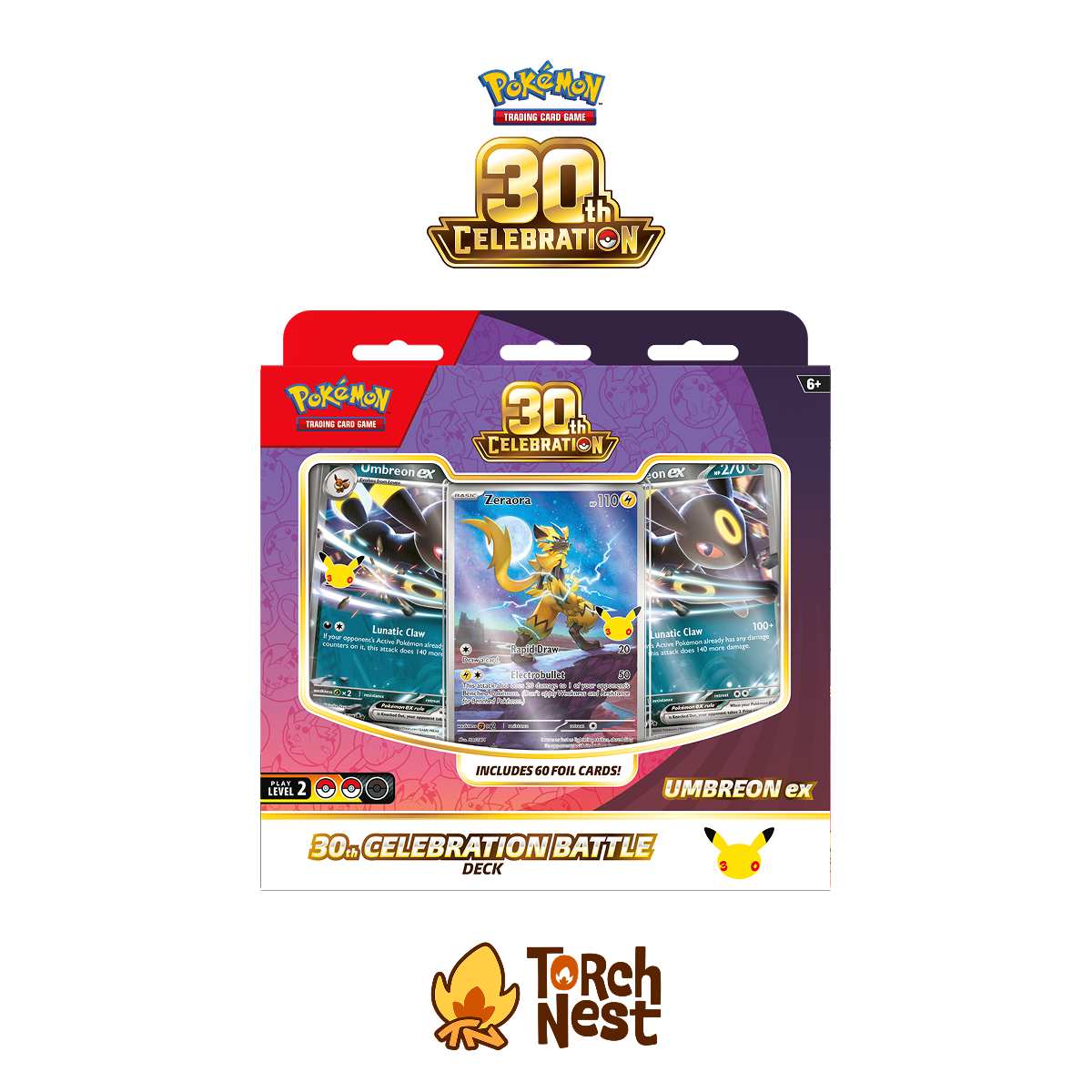 [PRE-ORDER] Pokémon TCG: 30th Celebration Espeon ex & Umbreon ex Battle Decks