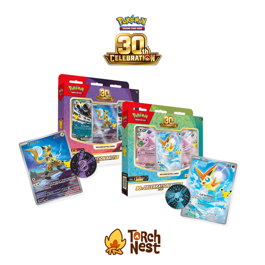 [PRE-ORDER] Pokémon TCG: 30th Celebration Espeon ex & Umbreon ex Battle Decks