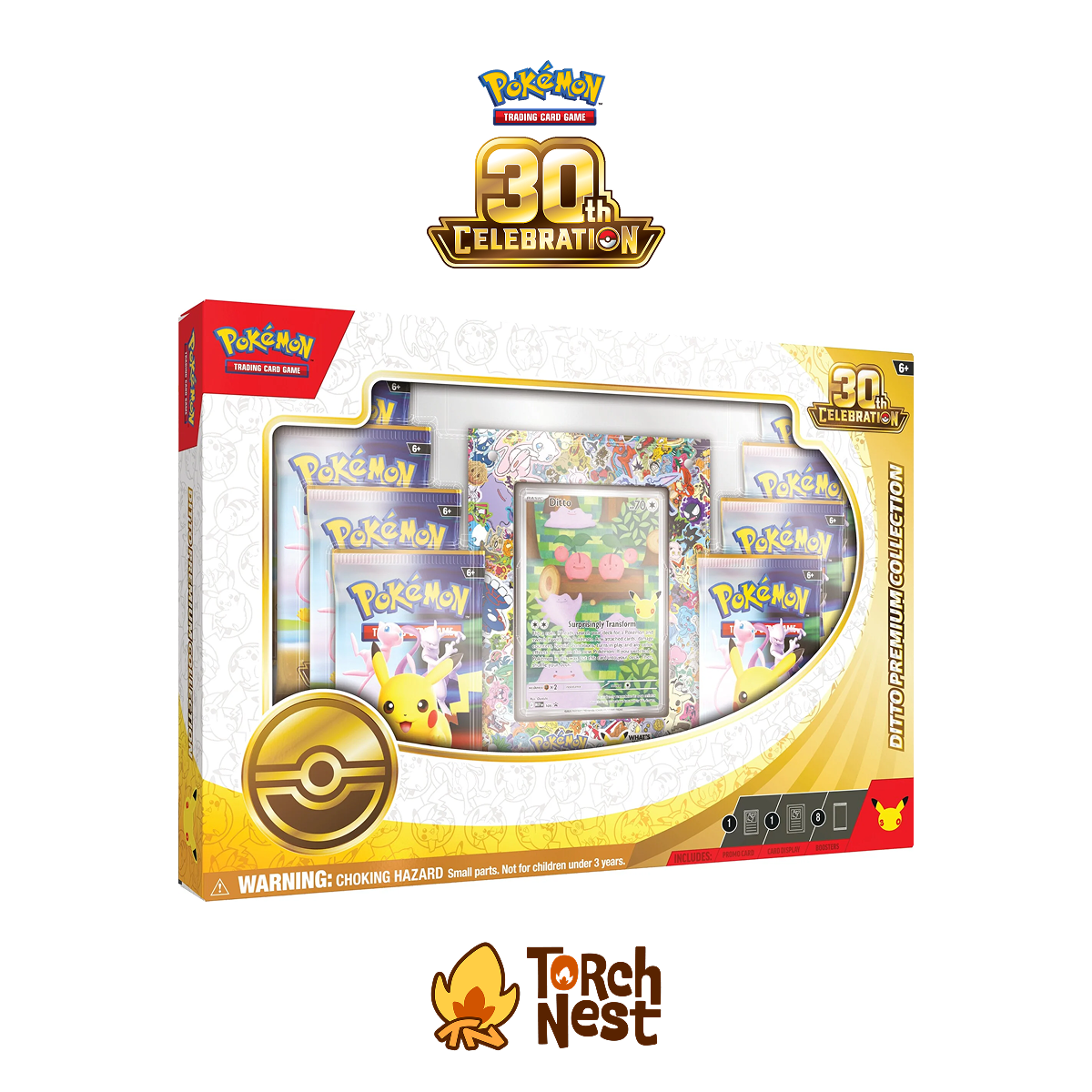 [PRE-ORDER] Pokémon TCG: 30th Celebration Display Box Ditto Premium Collection