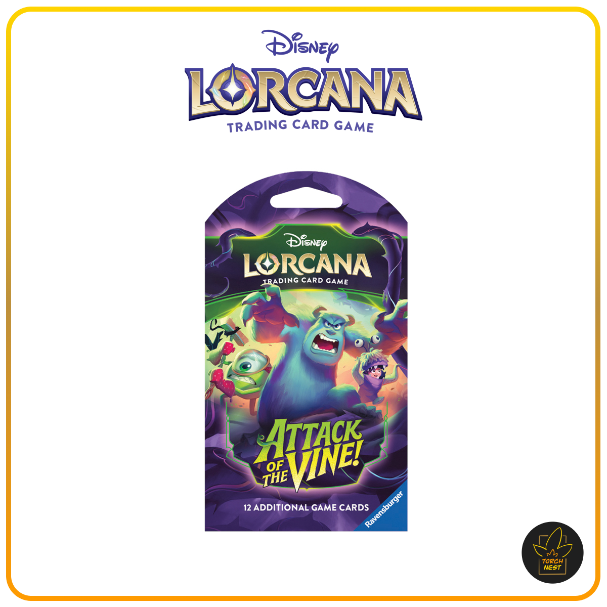 [PRE-ORDER] Disney Lorcana TCG: Attack of the Vine Sleeved Booster Pack