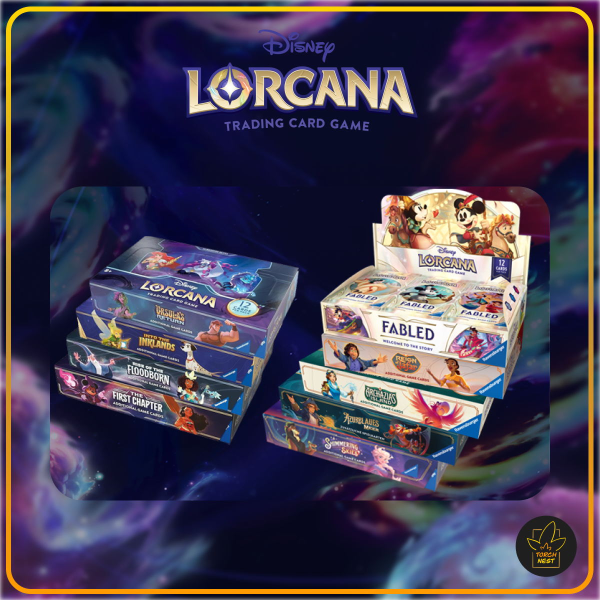 [PRE-ORDER] Disney Lorcana TCG: Set 1-9 Booster Box Bundle