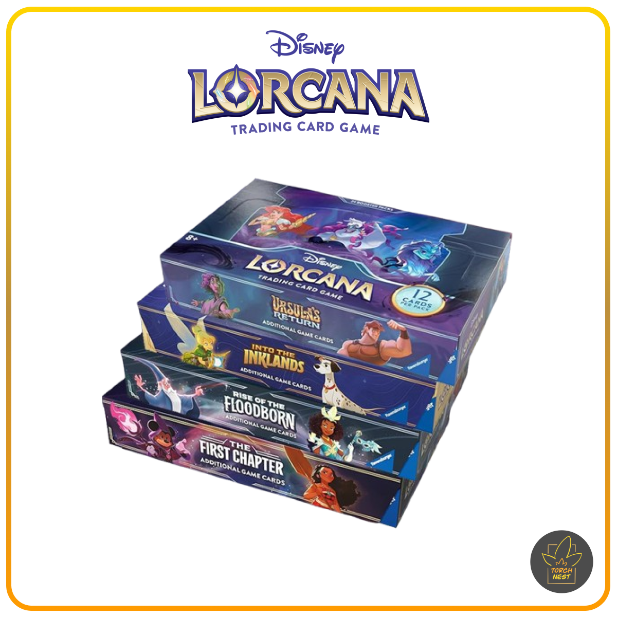 [PRE-ORDER] Disney Lorcana TCG: Chapter 1-4 Booster Box Bundle
