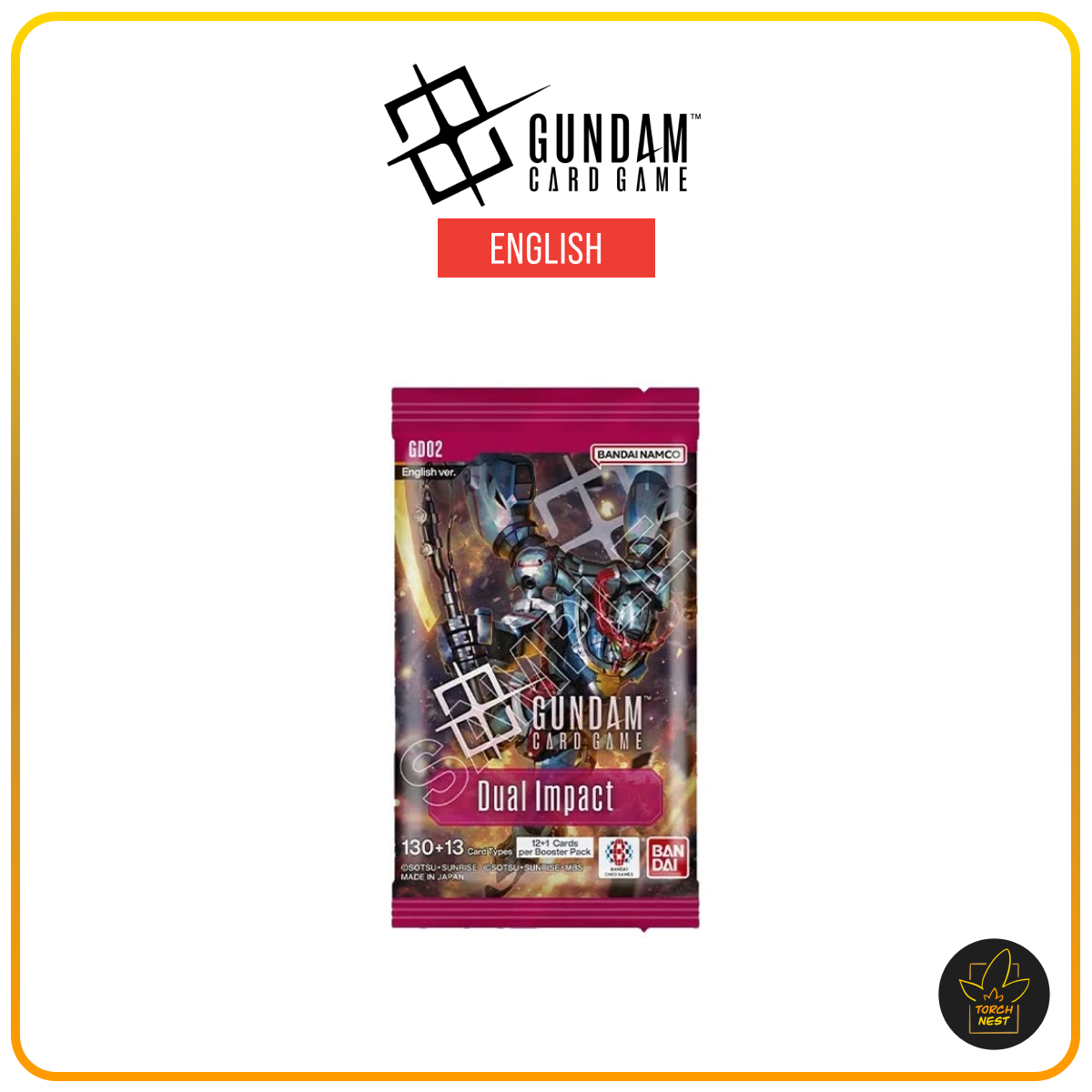[EN] Gundam Card Game Dual Impact [GD02] Booster Pack