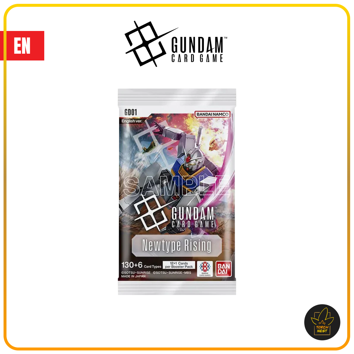 [EN] Gundam Card Game Newtype Rising [GD01] Booster Pack