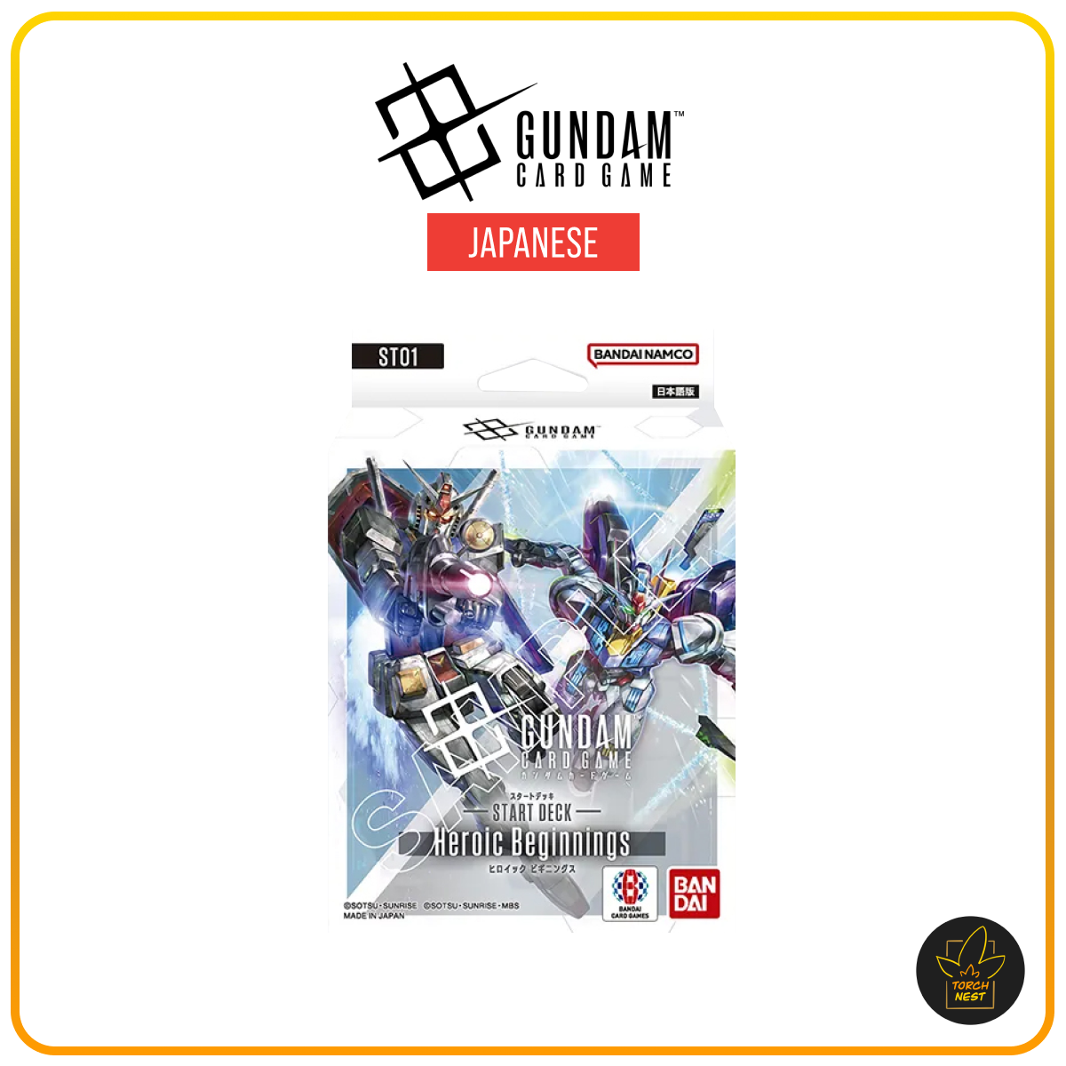 [PRE-ORDER] [JP] Gundam Card Game Starter Deck Heroic Beginnings [ST01]