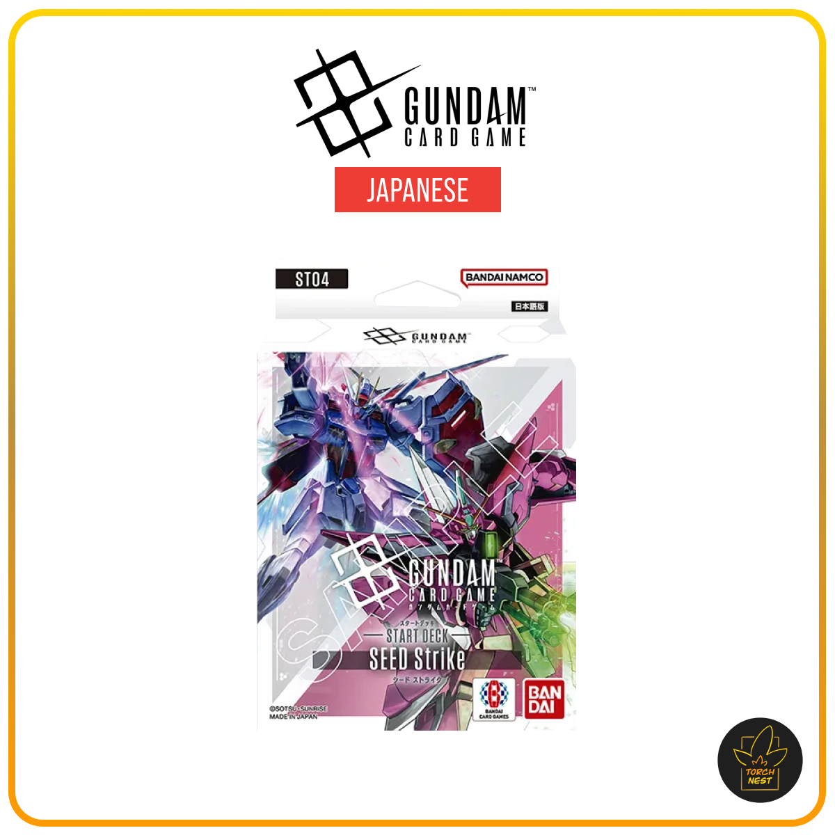 [PRE-ORDER] [JP] Gundam Card Game Starter Deck SEED Strike [ST04]