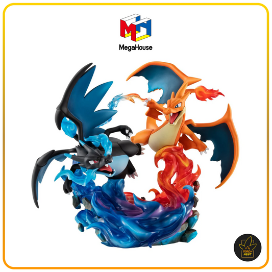 [PRE-ORDER] G.E.M.EX Series: Pokémon - Mega Charizard X & Mega Charizard Y