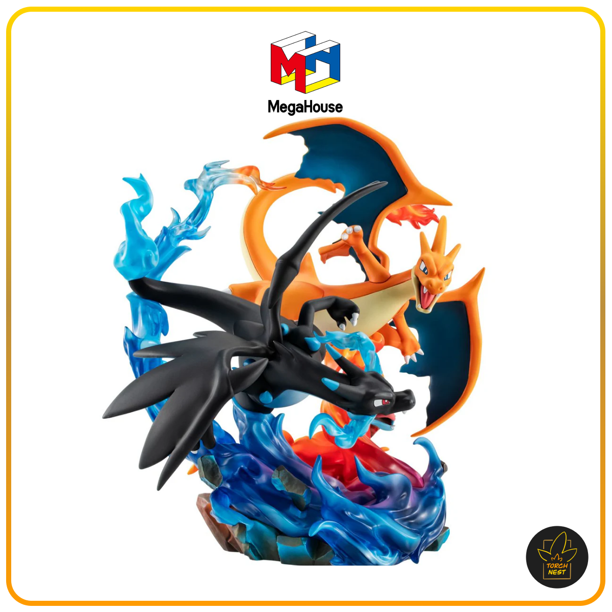 [PRE-ORDER] G.E.M.EX Series: Pokémon - Mega Charizard X & Mega Charizard Y
