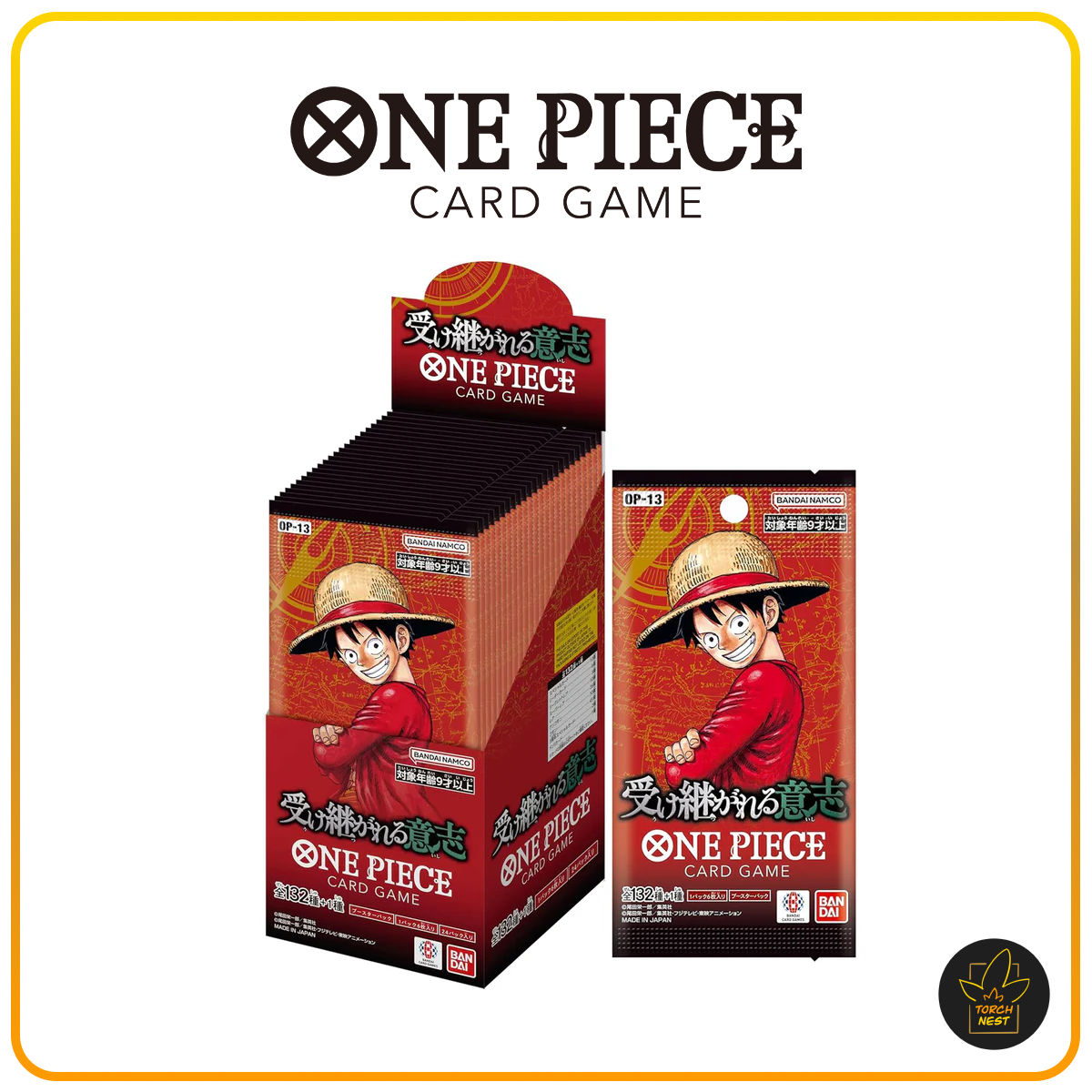 [PRE-ORDER] [JP] One Piece Card Game Carrying on His Will [OP-13] Booster Box