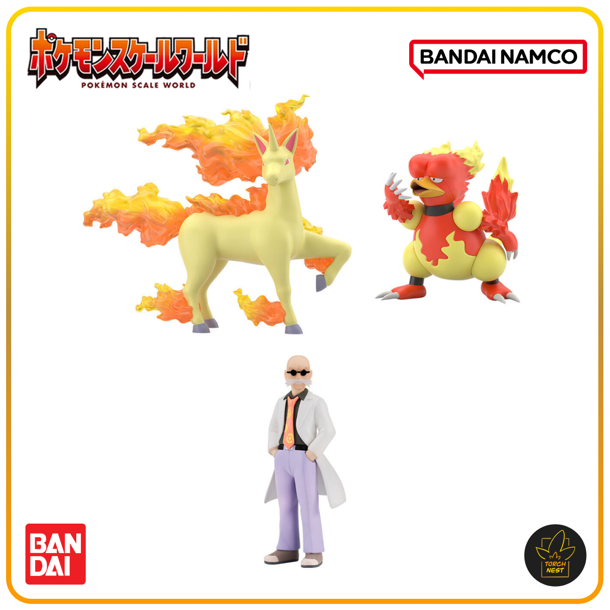 [PRE-ORDER] Pokemon Scale World Kanto Region Blaine & Rapidash & Magmar