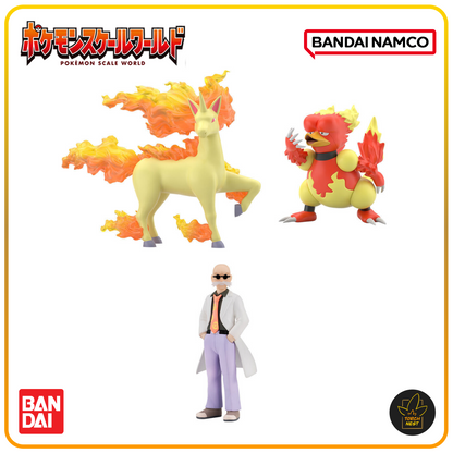 [PRE-ORDER] Pokemon Scale World Kanto Region Blaine & Rapidash & Magmar