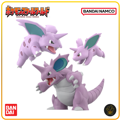 [PRE-ORDER] Pokemon Scale World Kanto Region Nidoran (Male) & Nidorino & Nidoking