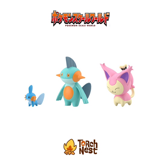 [PRE-ORDER] Pokemon Scale World Hoenn Region Mudkip & Marshtomp & Skitty