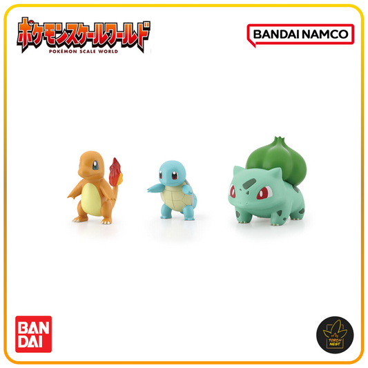 Pokemon Scale World 01 Kanto Region Charmander & Squirtle & Bulbasaur