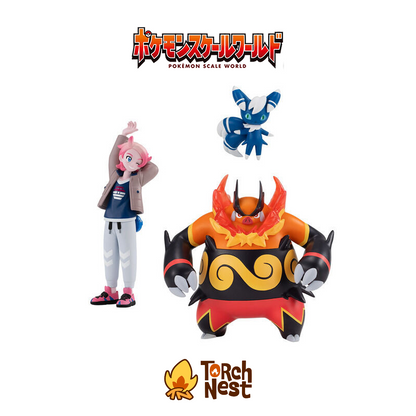 [PRE-ORDER] Pokemon Scale World Lumiose City Urbain & Emboar & Meowstic (Male)