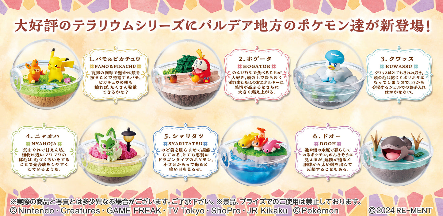 Re-Ment Pokemon Terrarium Collection To the World of Paldea (Blind Box)