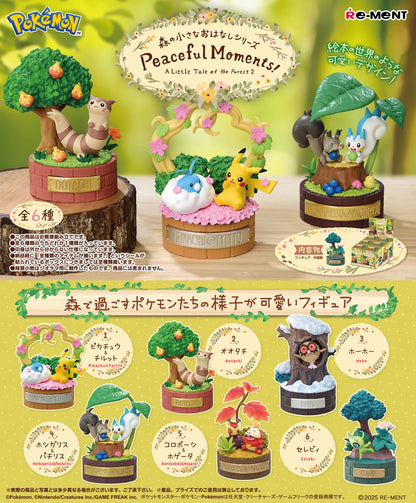 [PRE-ORDER] Re-ment Pokémon Peaceful Moments! A Little Tale of the Forest 2 (Box of 6)
