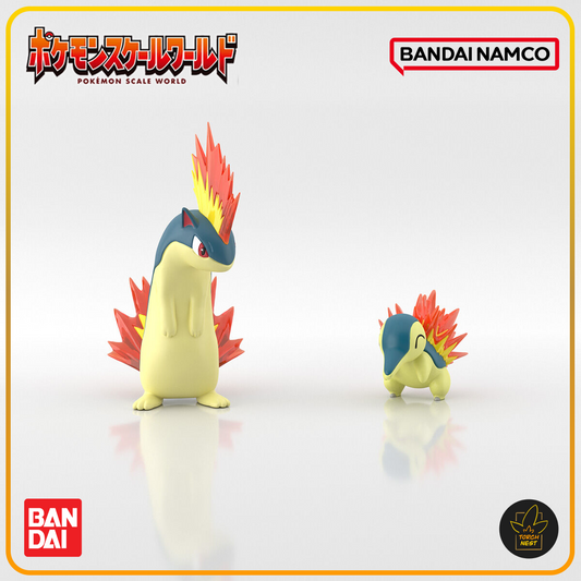 Pokemon Scale World 12 Johto Region Cyndaquil and Quilava
