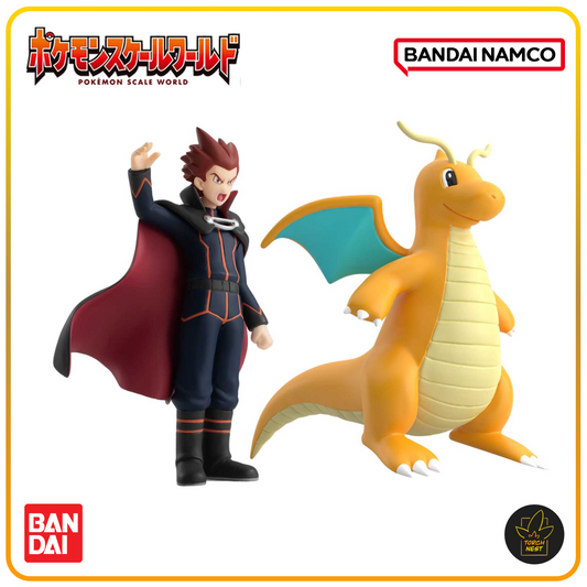 [PRE-ORDER] Pokemon Scale World Kanto Region Lance and Dragonite Figure Set