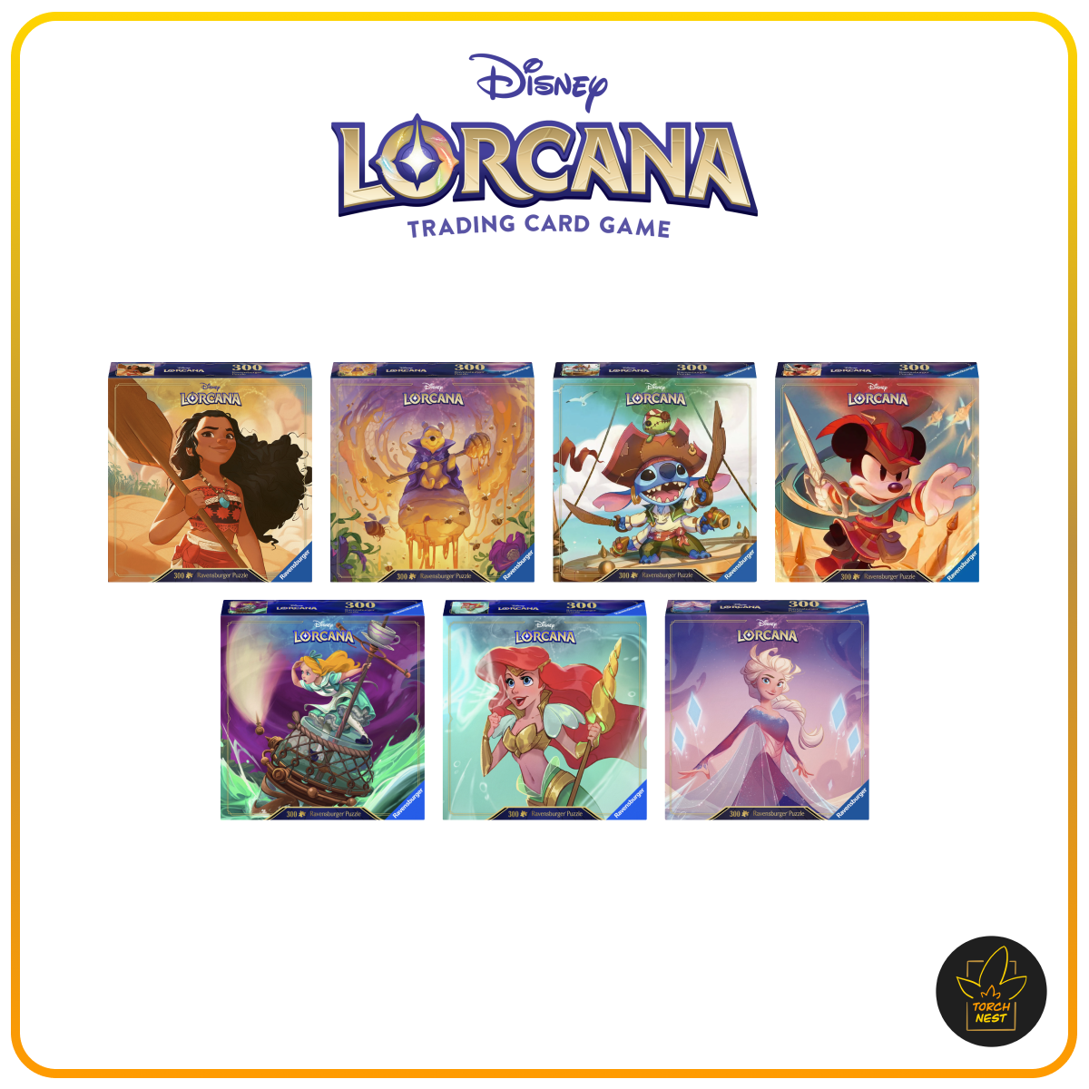 [PRE-ORDER] Ravensburger 300-pc Puzzles feat. Disney Lorcana TCG