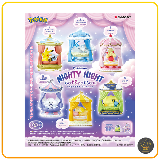 [PRE-ORDER] Re-ment Pokémon Nighty Night Collection (Box of 6)