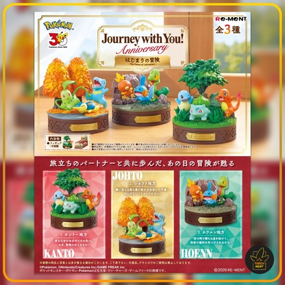 [PRE-ORDER] Re-Ment Pokémon Journey With You! Anniversary: The Dawn of Adventure Complete Set (Gen 1, 2, 3)