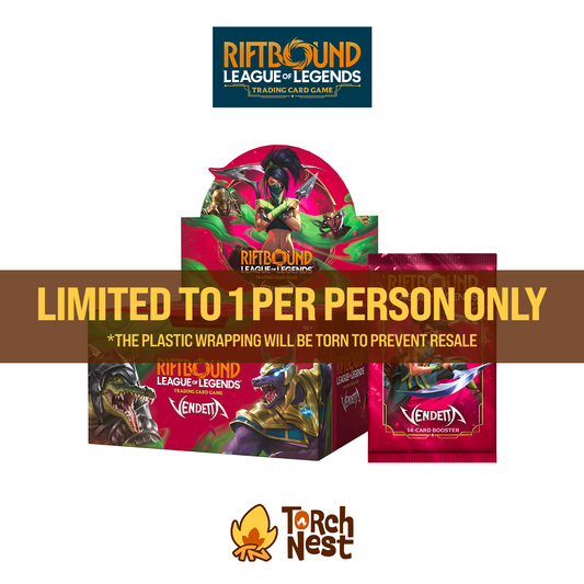 Riftbound: League of Legends TCG Vendetta Booster Box Display