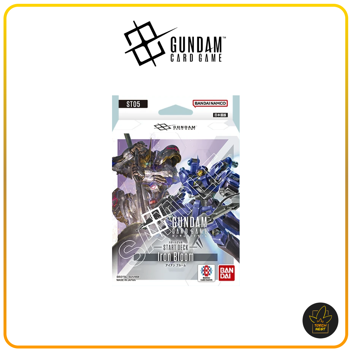[PRE-ORDER] [JP] Gundam Card Game Iron Bloom [ST-05] Starter Deck