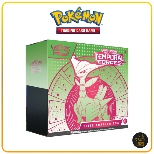 Pokémon TCG: Scarlet & Violet - Temporal Forces Elite Trainer Box (Iron Leaves)