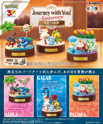 [PRE-ORDER] Re-Ment Pokémon Journey With You! Anniversary: The Road to Tomorrow Complete Set (Gen 7, 8, 9)