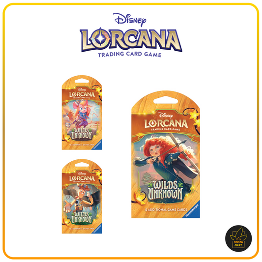 [PRE-ORDER] Disney Lorcana TCG: Wilds Unkown Sleeved Booster Pack