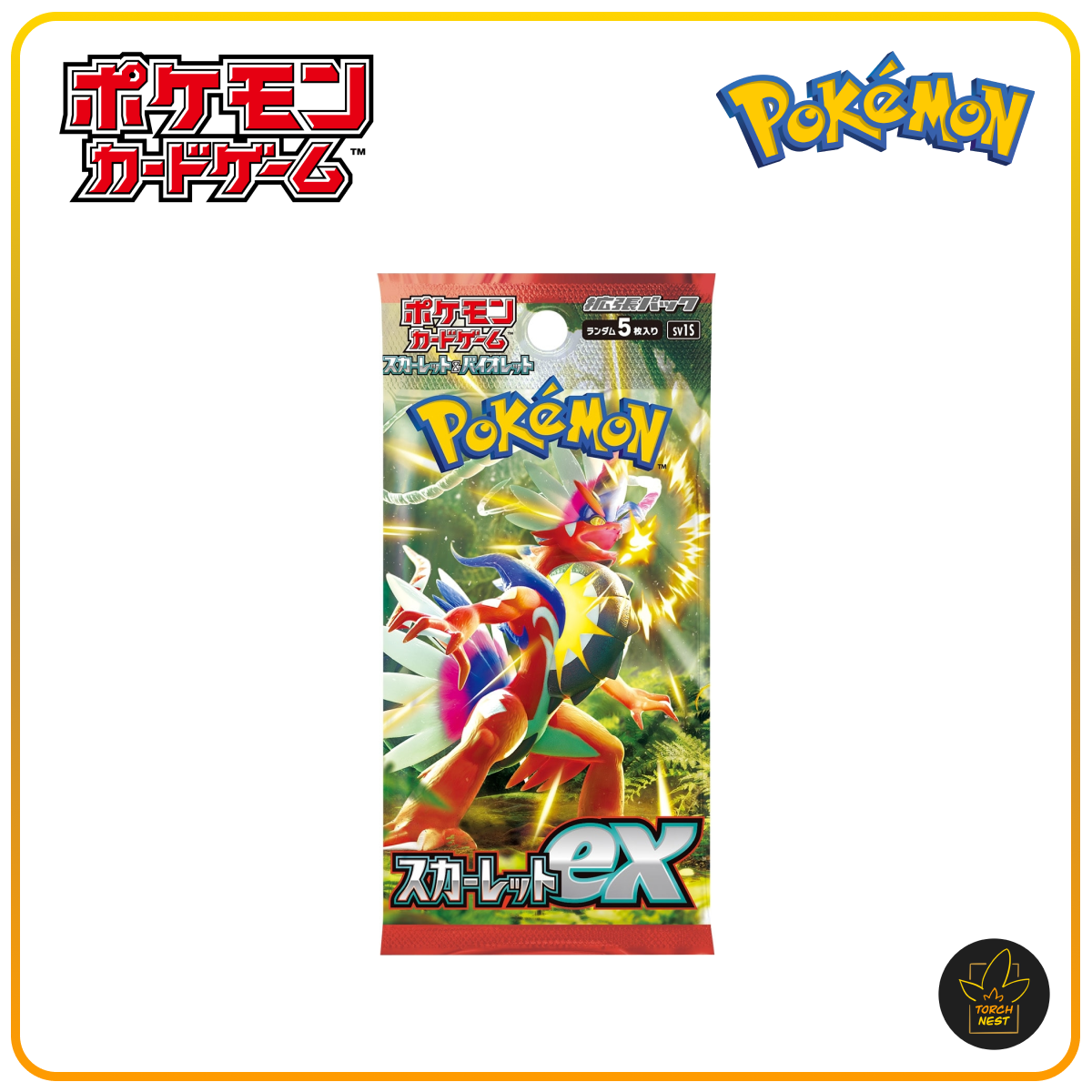 Pokémon Card Game Scarlet & Violet - [sv1S] Scarlet ex Booster Pack