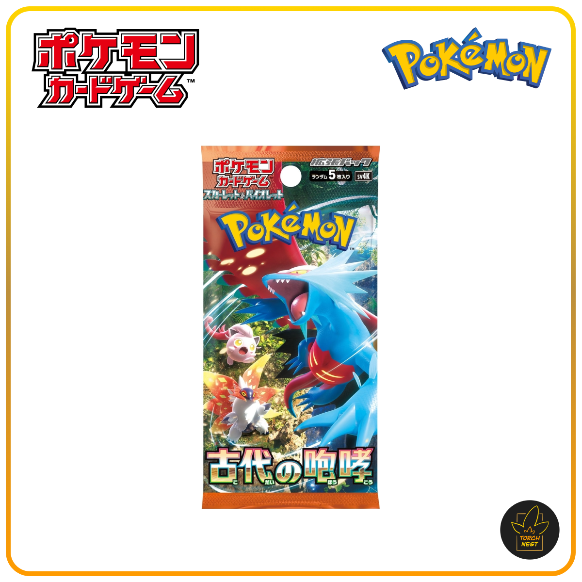 Pokémon Card Game Scarlet & Violet - [sv4K] Ancient Roar Booster Pack